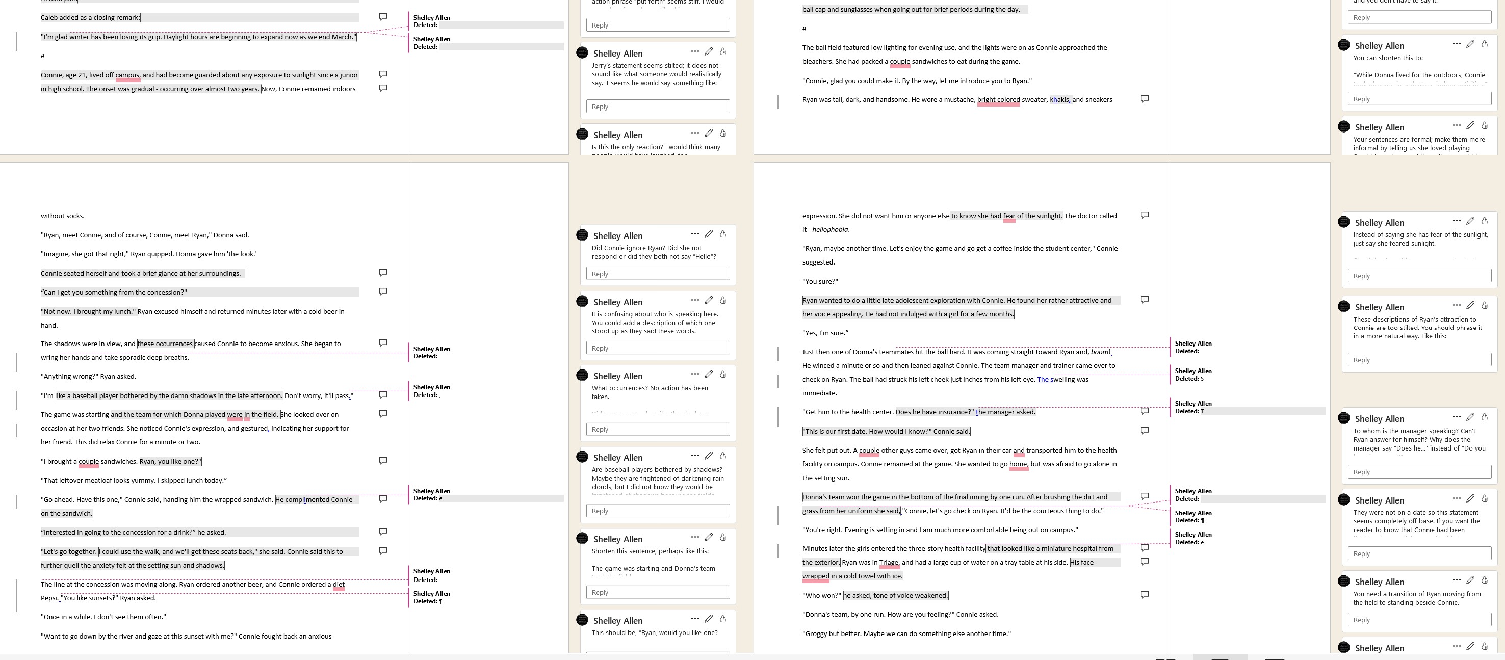 Examples of Editing Services – Ruthless Red Pen