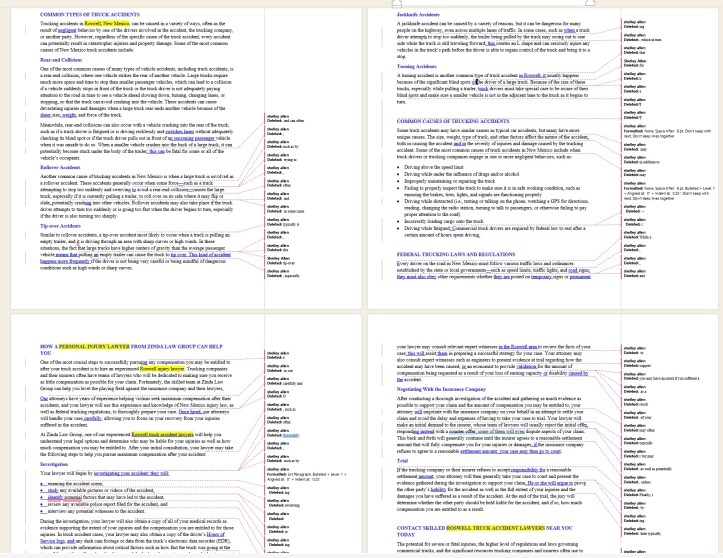 Examples of Editing Services – Ruthless Red Pen